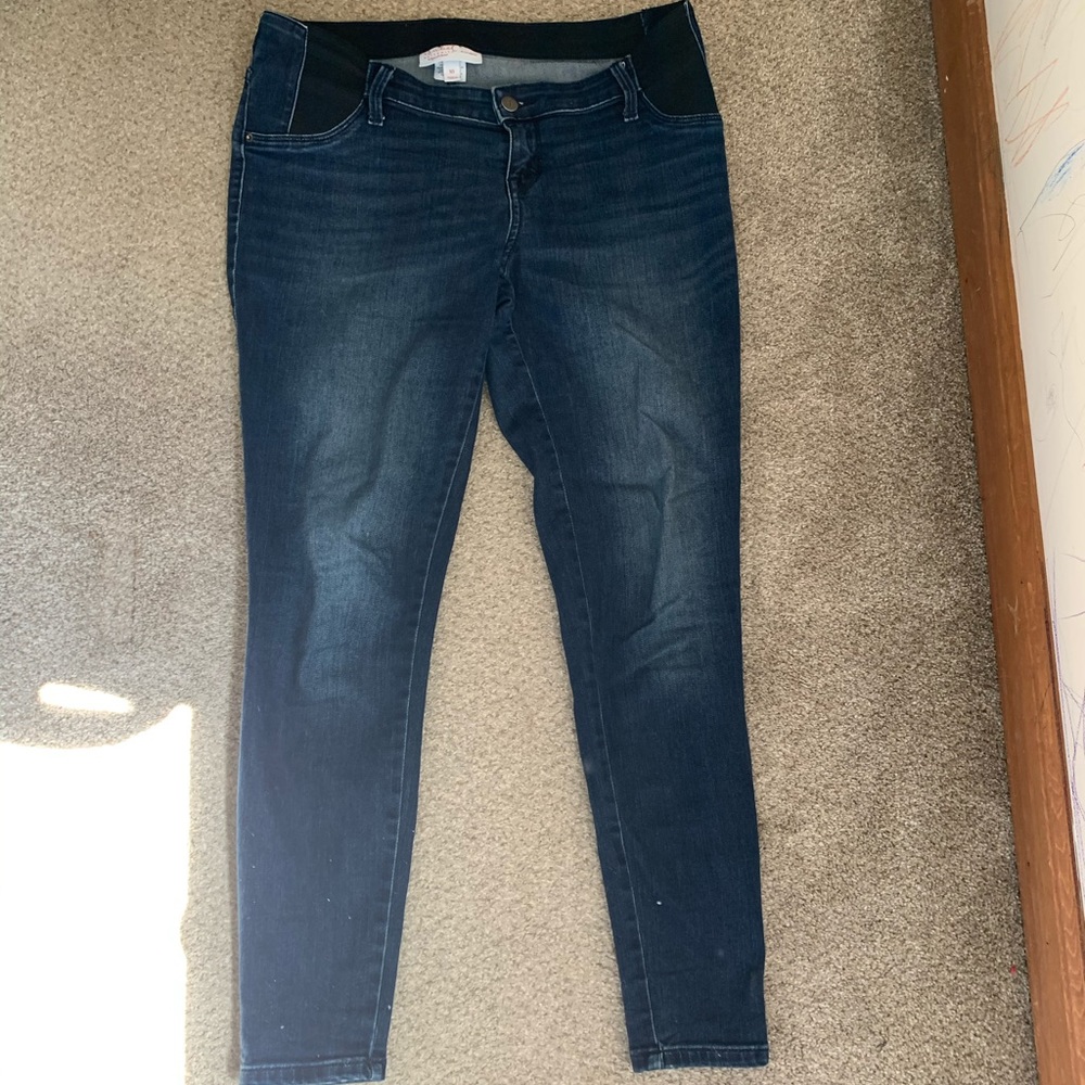 Maternity blue jeans Sz 10